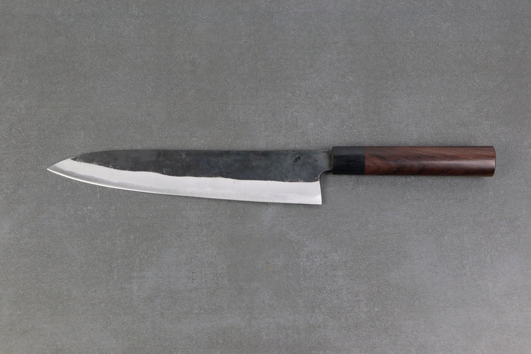 Gyuto Messer mit großer Klinge - Aogami 2 Kurouchi