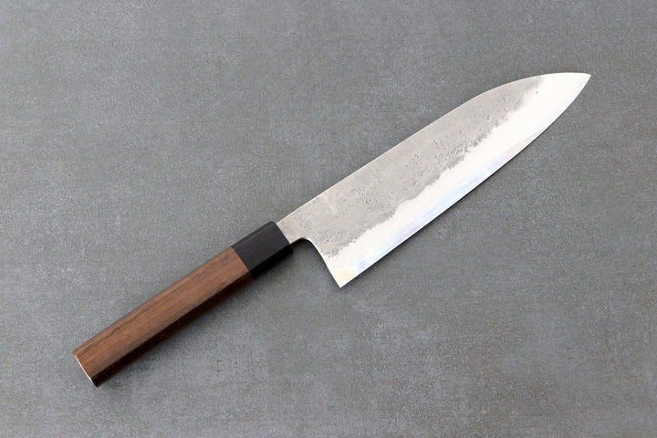 Gyuto 210mm Matsubara Aogami #2  - Nashiji Finished, Walnuss Griff