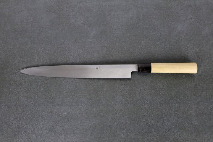 Yanagiba 300mm Shirogami 2 Misuzu - Ho-wood handle with buffalo horn ferrule