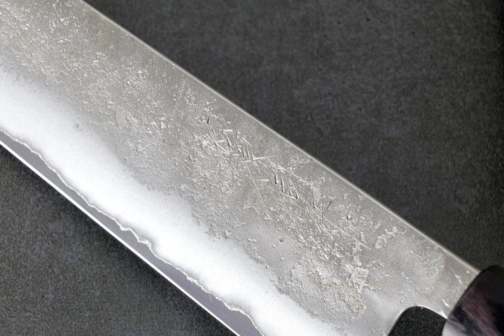 Kiritsuke 210mm Matsubara Aogami - Nashiji finished, Walnuss Griff