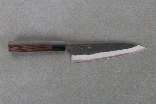 Santokumesser Japan mit Griff aus Holz