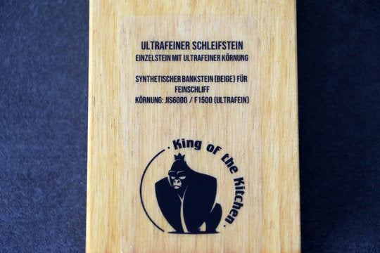 Synthetischer Bankstein (Wasserabziehstein) in ultrafeiner Körnung JIS6000/F1500 200mm x 50mm x 20mm