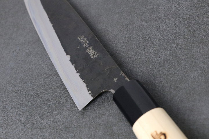 Petty Messer 150mm Yoshimitsu White #1 - Kurouchi finished, Ho-Holz Griff