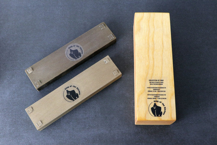 Matsubara Aogami Messerset mit Schleifsteinset