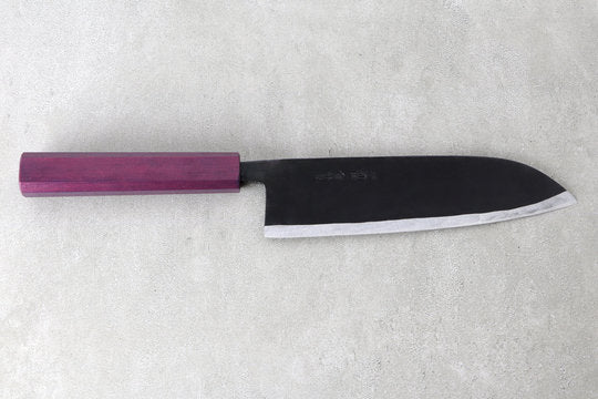 Gravur Santokumesser handgeschmiedet