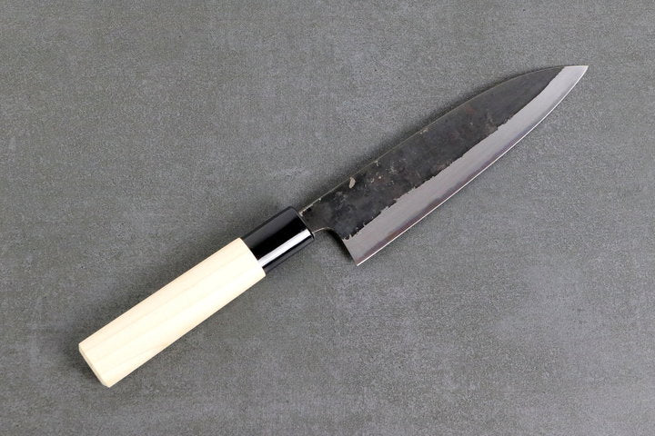Petty Messer 150mm Yoshimitsu White #1 - Kurouchi finished, Ho-Holz Griff