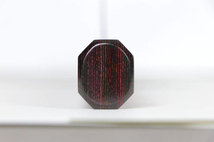 Nakiri 165mm HAP40 Silverback - Tsuchime Finish, Complite Griff Rot