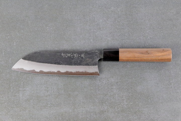 Santoku handgeschmiedet Kurouchi