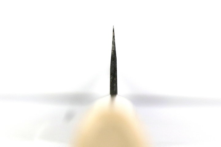 Kiritsuke Messer 240mm Yoshimitsu White #1 - Kurouchi finished, Ho-Holz Griff