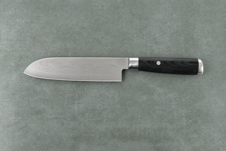 Damast Santokumesser– 18cm Klinge und 69 Schichten Damaststahl