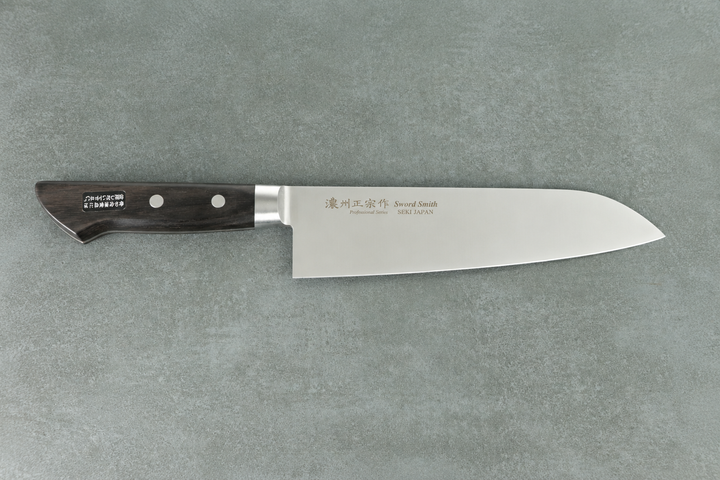 Santokumesser 18 cm – AUS-8 Klingenstahl| Pakka-Wood Western Handle