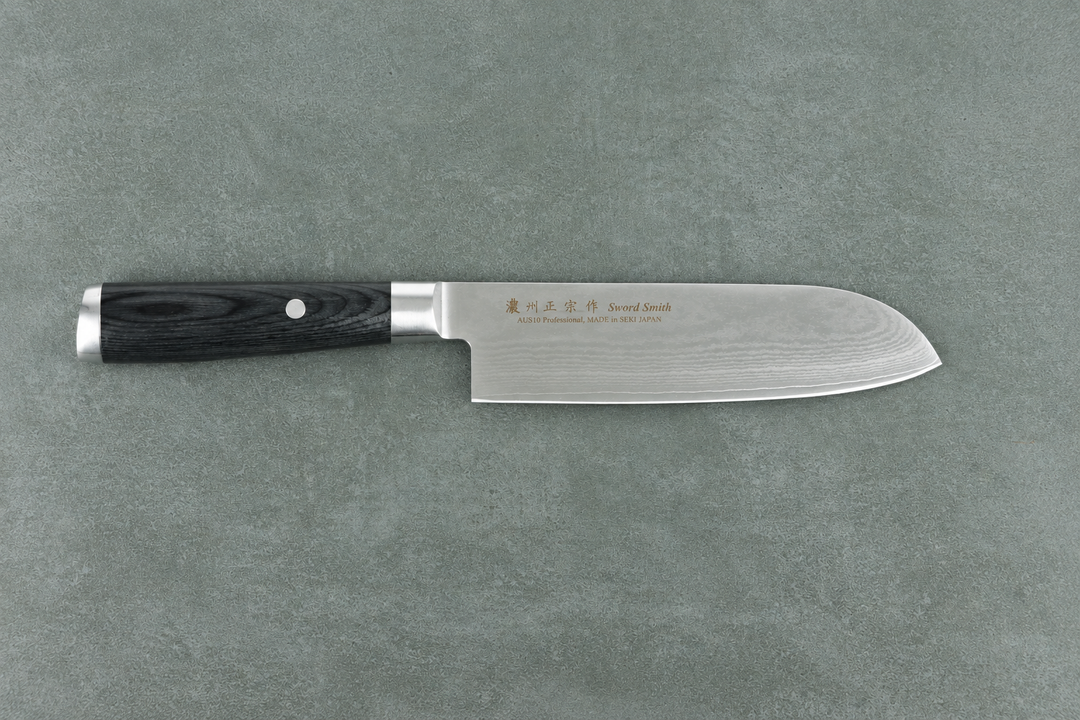 Damast Santokumesser– 18cm Klinge und 69 Schichten Damaststahl