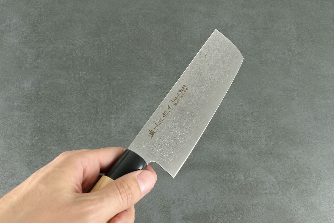 Gemüsemesser Nakiri Klingenansicht im Detail