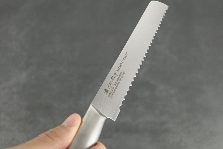 Damastmesser Brotmesser – 20 cm aus Seki, Japan