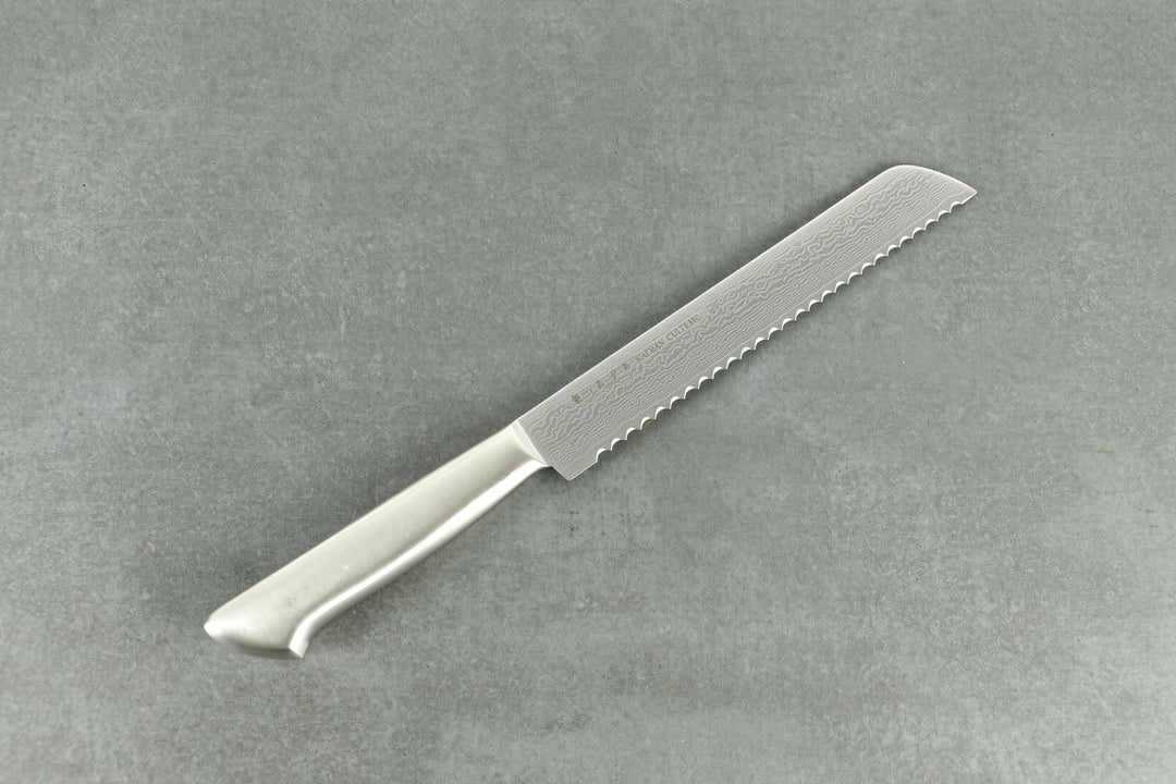 Damastmesser Brotmesser – 20 cm aus Seki, Japan