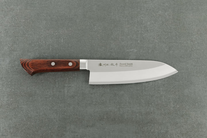 Santokumesser mit 17 cm Klinge – AUS-8 | Holzgriff