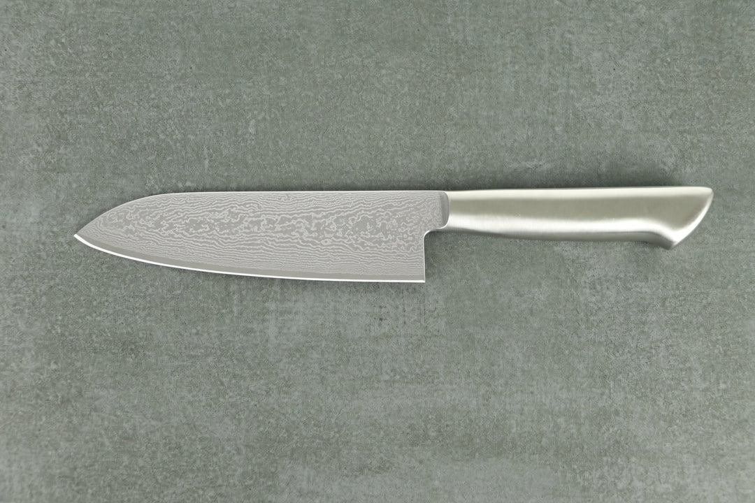 Damastmesser Santokumesser– 17 cm aus Seki, Japan