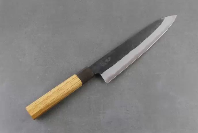 Japanisches Messer Gyuto 180mm Urushi Griff - Tanegashima - Aogami 2