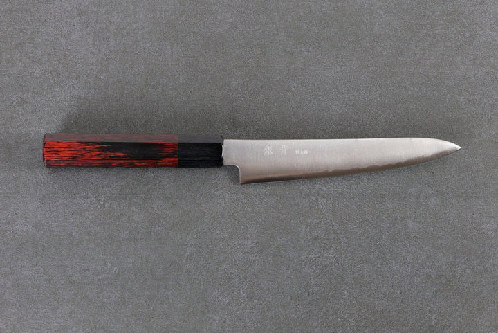 Petty Knife 15cm HAP40 Silverback - Polished Finish, Complite Handle Red